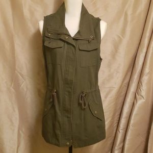 Sebby Jackets & Coats - Army Green Utility Vest Sebby Jackets & Coats - Army Green Utility Vest